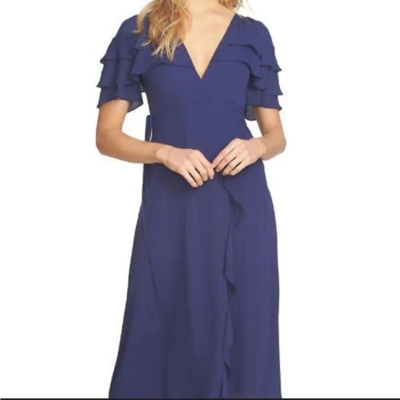 1 State Navy Ruffle Dress - Picture 2 of 3